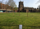 Three large crosses put up on Good Friday by Nick and Mike